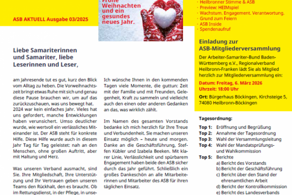 ASB aktuell 2025/03 ASB aktuell 2025/03