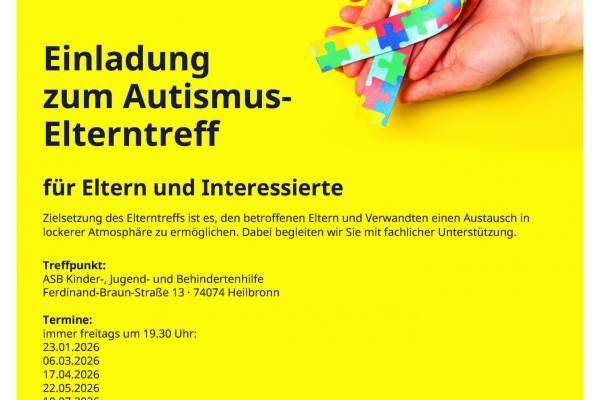 Treffen für Eltern von Kindern mit Autismus Treffen für Eltern von Kindern mit Autismus