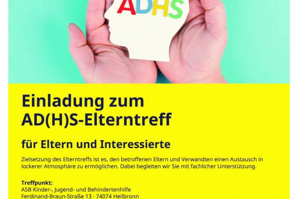 Treffen für Eltern von Kindern mit AD(H)S Treffen für Eltern von Kindern mit AD(H)S