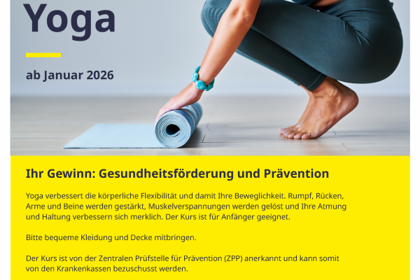 Neuer Yoga-Kurs in Schwaigern Neuer Yoga-Kurs in Schwaigern